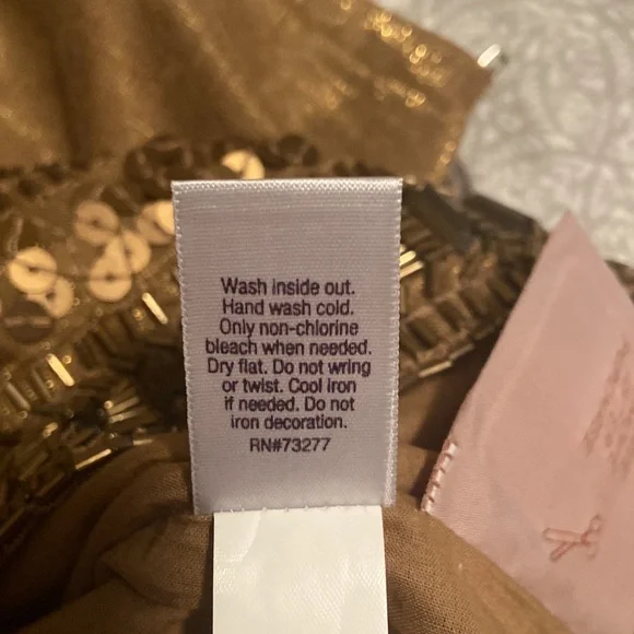 J-Lo fancy skirt NWT! Sz 12 copper color - Picture 8 of 8